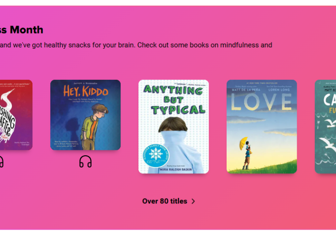 Various book covers for Mental Health Awareness Month